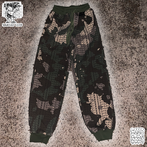 SMUKIEZ'S ALL-OVER CAMO JOGGERS | Smukiez